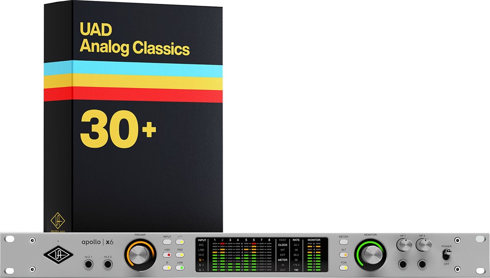 Universal Audio Apollo x6 Gen2 +UAD Analog Classics - Matrix Pro Audio