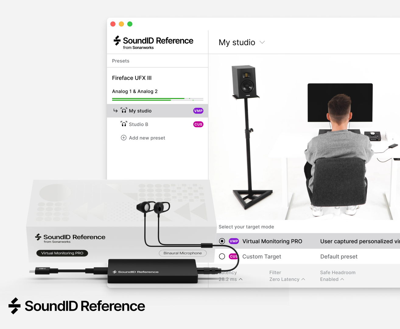 SoundID Reference Virtual Monitoring PRO with Binaural Measurement ...