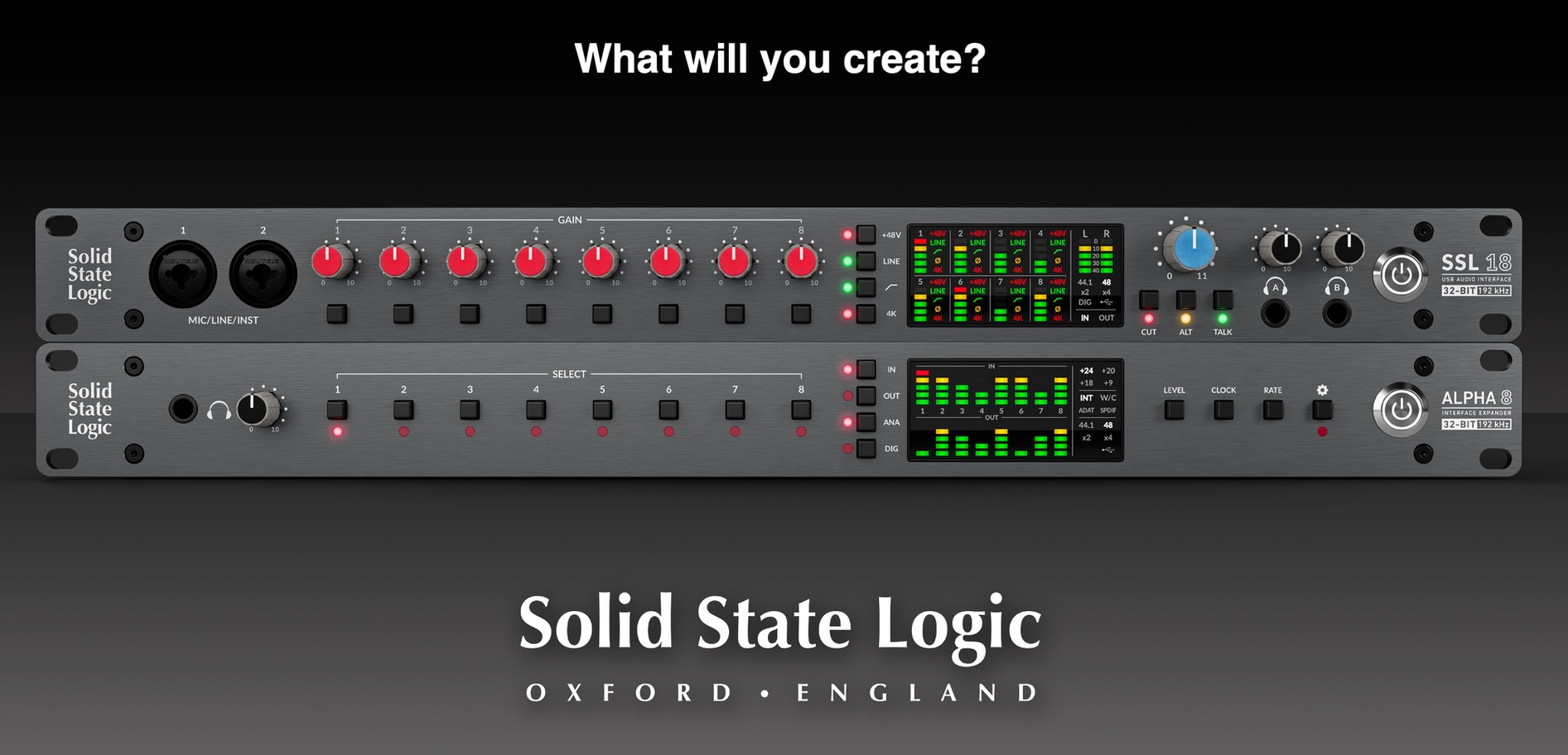 SSL 18 USB-C Audio Interface-32-Bit/192KHz + SSL Alpha Expander ...